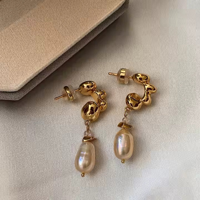 Lumina Pearl Drop Earrings