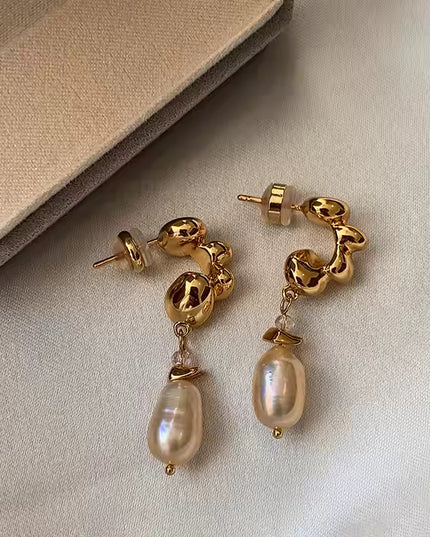 Lumina Pearl Drop Earrings