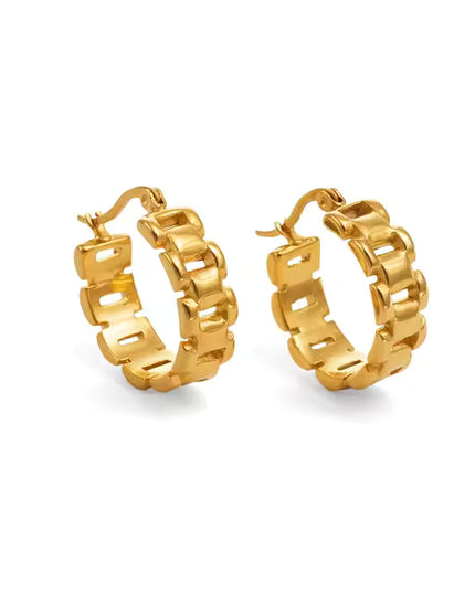 Dual Tone Hoops – Two Textures, One Bold Mood