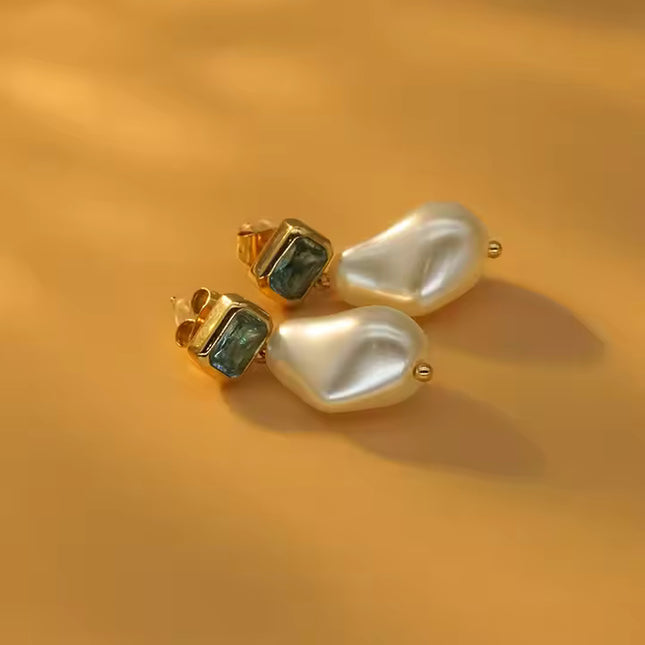 Ocean Aura Drop Earrings