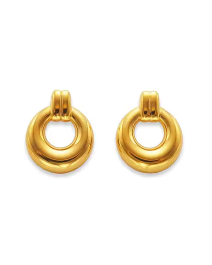 Power Loop Earrings – Bold, Rounded, Unapologetically You