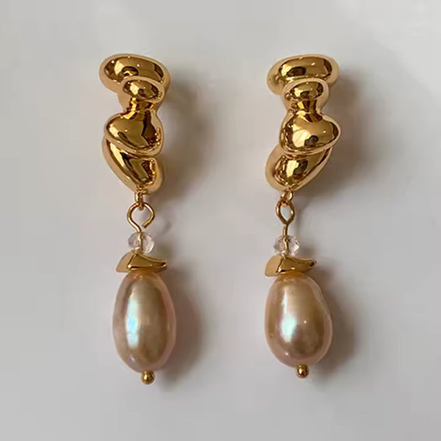 Lumina Pearl Drop Earrings