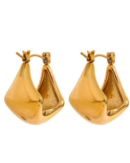 Luxe Hoop Earrings (Gold)