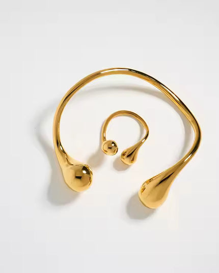 FLUID AURA BRACELET & RING SET