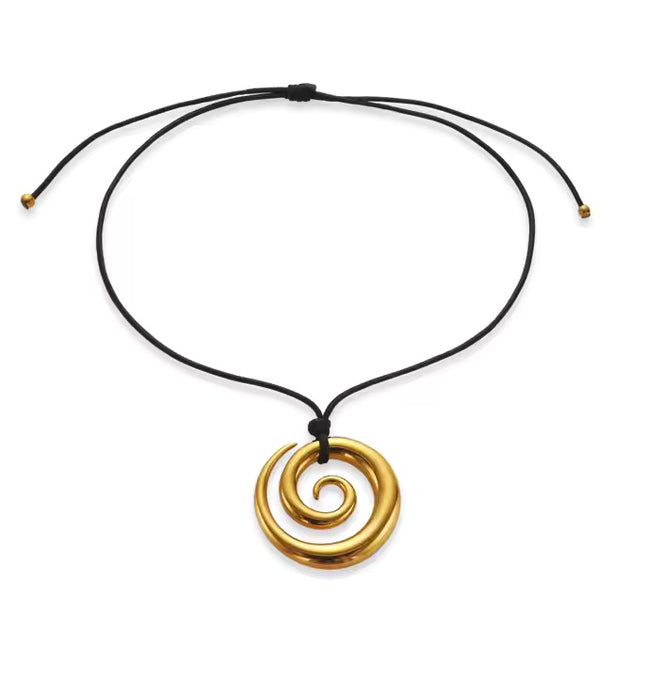 ETERNAL SPIRAL PENDANT NECKLACE
