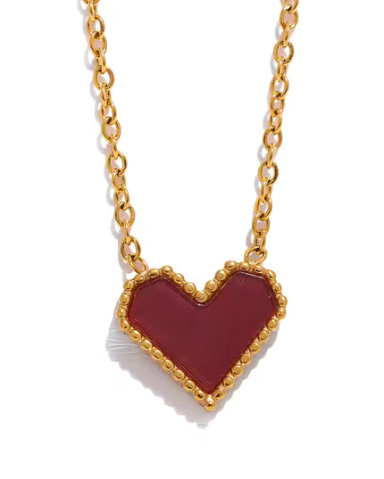 The Scarlet Heart Necklace