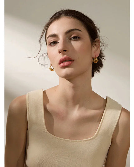 Luxe Hoop Earrings (Gold)