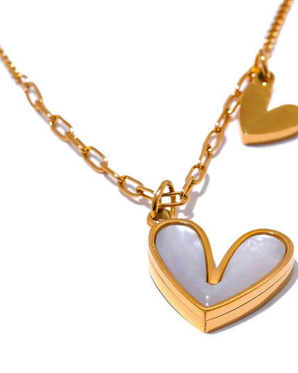 Twin Heart Necklace – A Delicate Symbol of Love & Connection