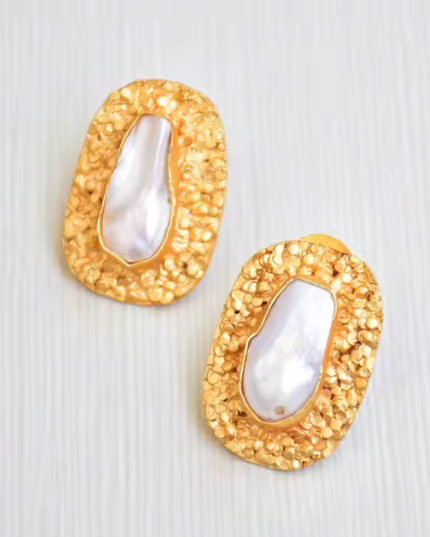Clara - Natural Fresh Pearls earrings - Fine Jewelry