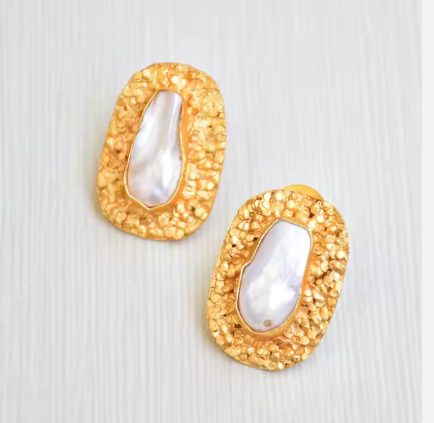 Clara - Natural Fresh Pearls earrings - Fine Jewelry