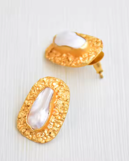 Clara - Natural Fresh Pearls earrings - Fine Jewelry