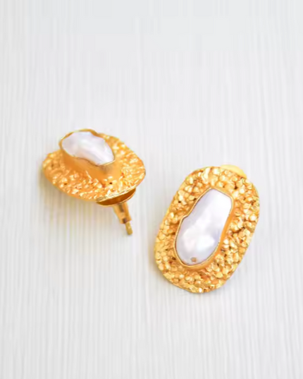 Clara - Natural Fresh Pearls earrings - Fine Jewelry
