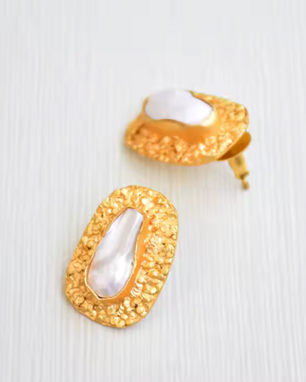 Clara - Natural Fresh Pearls earrings - Fine Jewelry