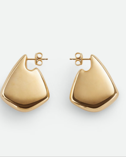 The Golden Echo Earrings – Bold Geometry, Soft Power