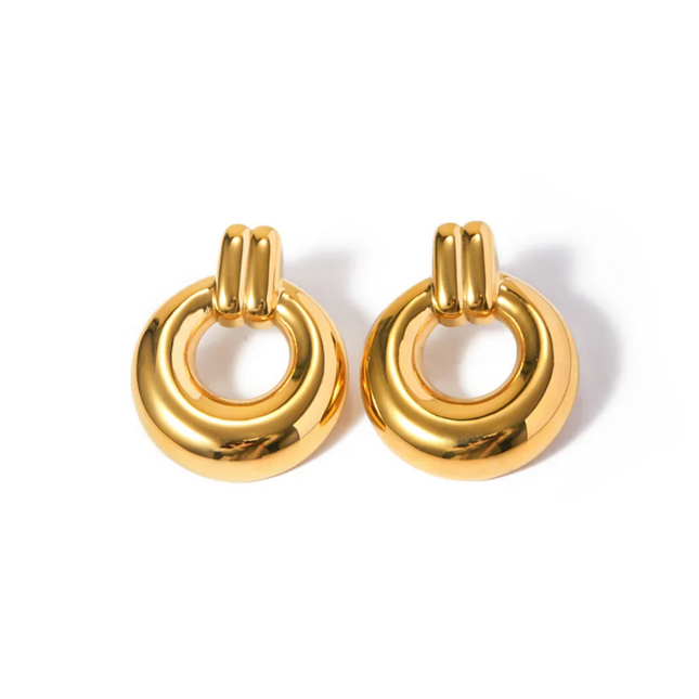 Power Loop Earrings – Bold, Rounded, Unapologetically You