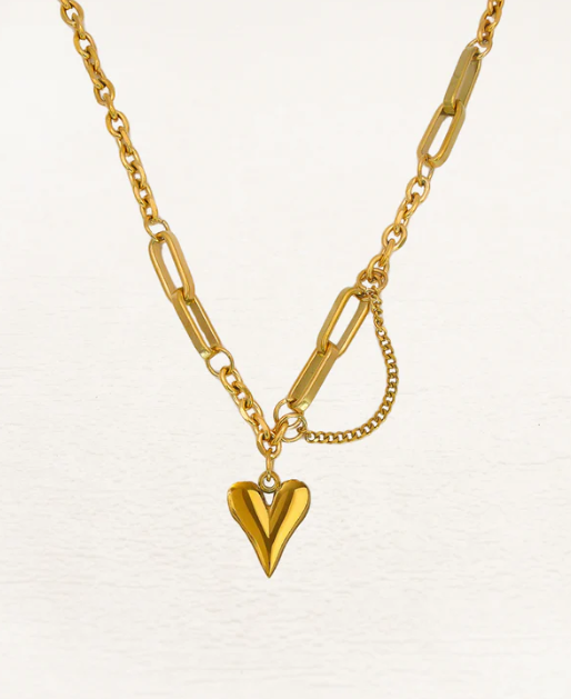 The Bold Heart Chain Necklace