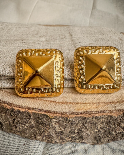 STUD ICON EARRINGS – BOLD. SCULPTED. UNAPOLOGETIC.