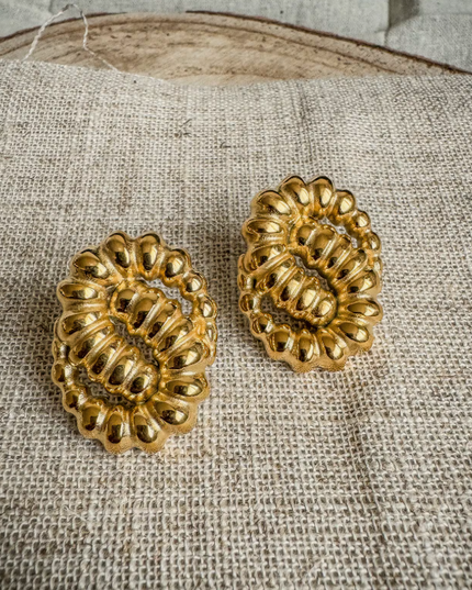 GOLDEN SERPENTINE EARRINGS