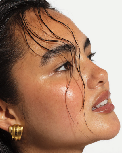 Gilded Wave Luxe Earrings – Sculpted Gold for Bold Expression - Made In Solid Non-Tarnish Stainless Steel With 18K Gold-Plate