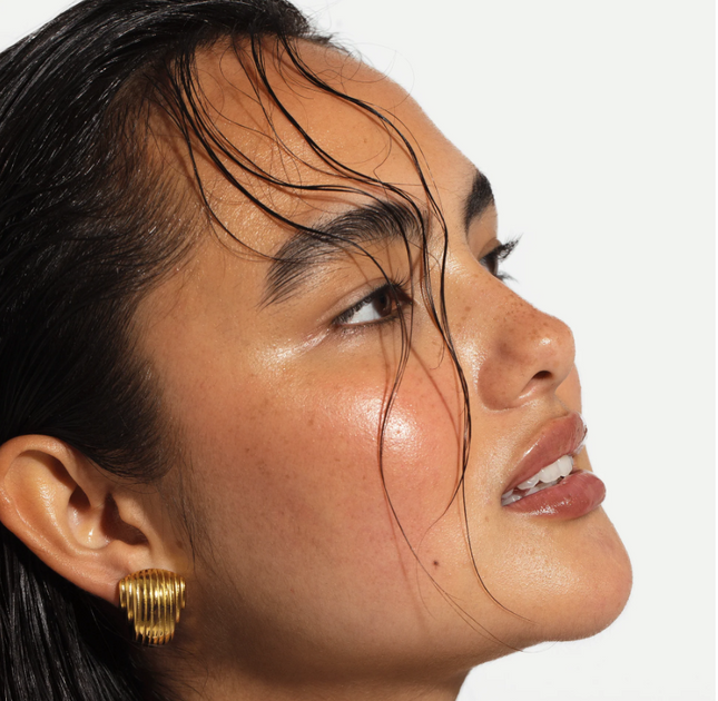 Gilded Wave Luxe Earrings – Sculpted Gold for Bold Expression - Made In Solid Non-Tarnish Stainless Steel With 18K Gold-Plate