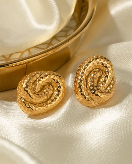 GOLDEN SERPENTINE EARRINGS