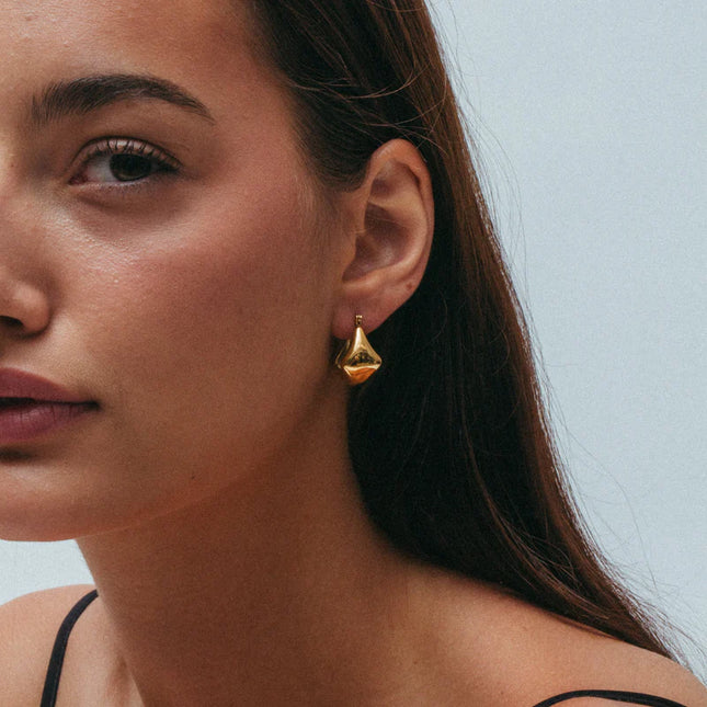 Luxe Hoop Earrings (Gold)